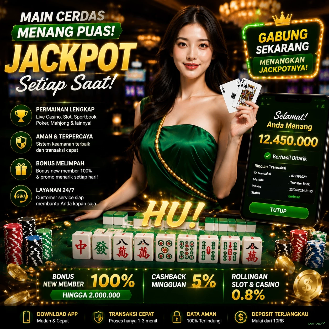 poros77 Platform Game Terpercaya untuk Pemain Indonesia